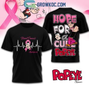 Popeye Breast Cancer Hope For A Cure Shirt