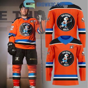 San Diego Gulls 10 Years Anniversary Hockey Jersey San Diego Gulls 10 Years Anniversary Hockey Jersey