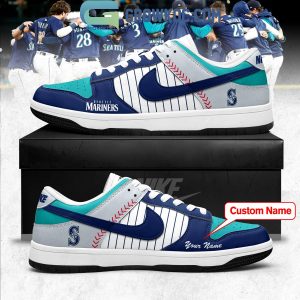 Seattle Mariners Customized Special Air Jordan Low Top Shoes