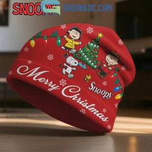 Snoopy Peanuts Merry Christmas Beanie Hat Snoopy Peanuts Merry Christmas Beanie Hat