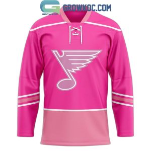 St. Louis Blues x Pink At The Rink Night Hockey Jersey