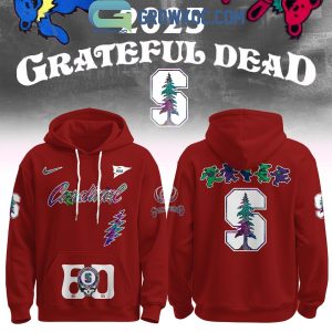 Stanford Cardinal x Grateful Dead 60 Years Hoodie Shirt