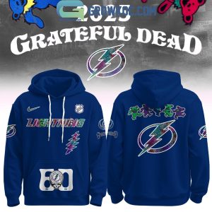 Tampa Bay Lightning Grateful Dead 60 Years Hoodie Shirt Tampa Bay Lightning Grateful Dead 60 Years Hoodie Shirt