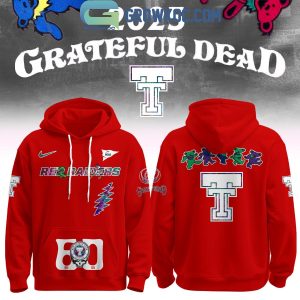 Texas Tech Red Raiders x Grateful Dead 60 Years Hoodie Shirt