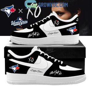 Toronto Blue Jays x The Weeknd World Series 2025 Black Air Force 1
