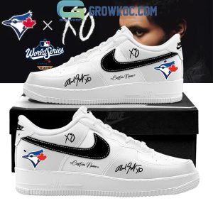 Toronto Blue Jays x The Weeknd World Series 2025 White Air Force 1