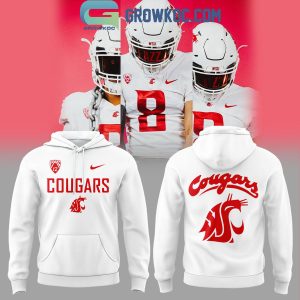 Washington State Cougars White Uniform 2025 Hoodie Shirt