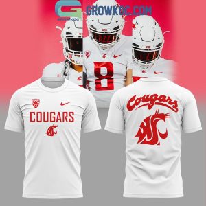 Washington State Cougars White Uniform 2025 Hoodie Shirt