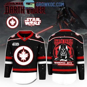 Winnipeg Jets x Star Wars Darth Vader Hockey Jersey Winnipeg Jets x Star Wars Darth Vader Hockey Jersey