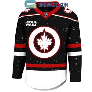 Winnipeg Jets x Star Wars Darth Vader Hockey Jersey Winnipeg Jets x Star Wars Darth Vader Hockey Jersey