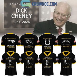 All Team NFL Honoring Dick Cheney Tribute Football Jersey