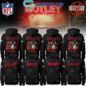 All Team NFL x Motley Crue The Return Of The Carnival Of Sins Tour 2026 Hoodie T-Shirt