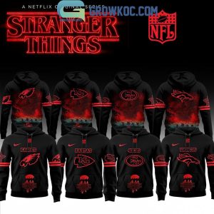 All Team NFL x Stranger Things Hoodie T-Shirt