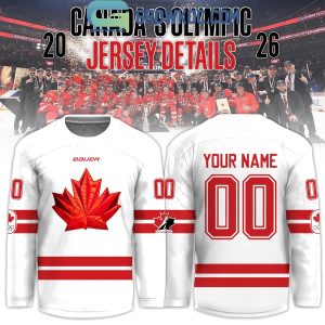 Canada Olympic 2026 Hockey Jersey
