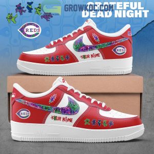 Cincinnati Reds x Grateful Dead Night Air Force 1 Shoes