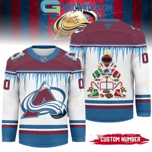 Colorado Avalanche Christmas Tree Custom Hockey Jersey Colorado Avalanche Christmas Tree Custom Hockey Jersey