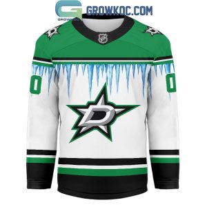 Dallas Stars Christmas Tree Custom Hockey Jersey