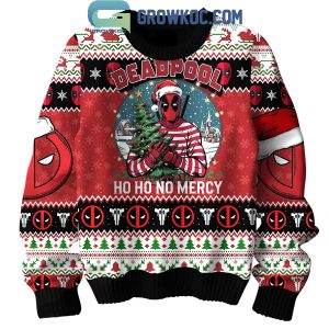 Deadpool Ho Ho No Mercy Ugly Sweater