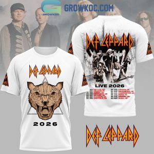 Def Leppard Live 2026 Shirt