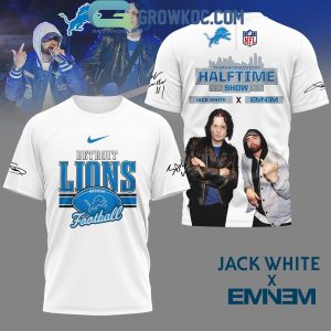Detroit Lions Jack White x Eminem Thanksgiving Halftime Show Shirt
