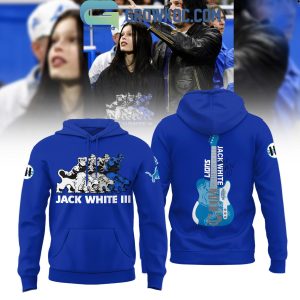 Detroit Lions x Jack White Thanksgiving Halftime Show Hoodie T-Shirt