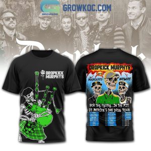 Dropkick Murphys ST.Patrick’s Day 2026 Tour Shirt