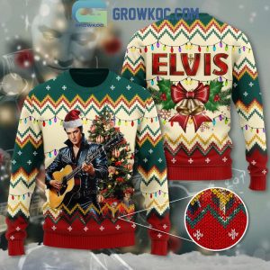Elvis Presley Christmas Tree Ugly Sweater