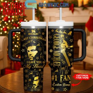 George Michael Last Christmas I Gave You My Heart Tumbler 40oz
