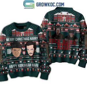 Home Alone Happy Hanukkah Marv Ugly Sweater