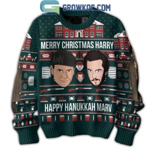 Home Alone Happy Hanukkah Marv Ugly Sweater