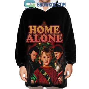 Home Alone Ho Ho Ho Christmas Blanket Hoodie