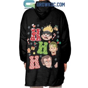 Home Alone Ho Ho Ho Christmas Blanket Hoodie