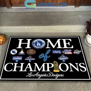 LA Dodgers World Series Champions 9x Doormat