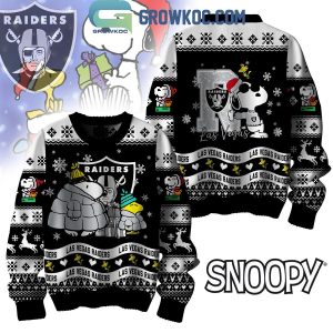 Las Vegas Raiders x Peanuts Snoopy Christmas Gift Ugly Sweater