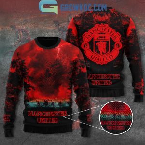 Manchester United x Stranger Things Ugly Sweater