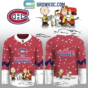 Montreal Canadiens x Snoopy Peanuts Christmas Jersey