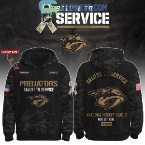 Nashville Predators Salute To Service Veterans Day Hoodie Shirt Nashville Predators Salute To Service Veterans Day Hoodie Shirt