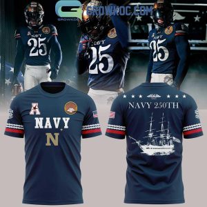 Navy Midshipmen Uniforms Celebrating 250 Years Hoodie Shirt