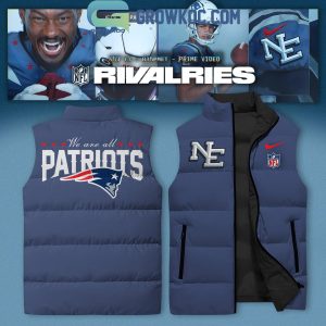New England Patriots 2025 Rivalries Nor Easter Storm Sleeveless Puffer Jacket