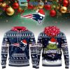 New England Patriots x Grinch Christmas 2025 Hoodie Sweatshirt