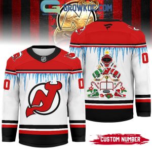 New Jersey Devils Christmas Tree Custom Hockey Jersey