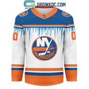 New York Islanders Christmas Tree Custom Hockey Jersey