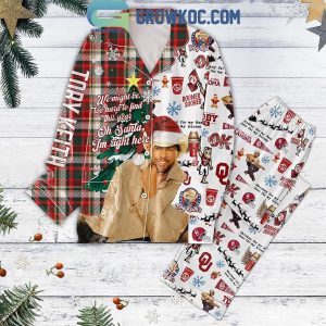 Oklahoma Sooners x Toby Keith Oh Santa I’m Right Here Pajamas Set