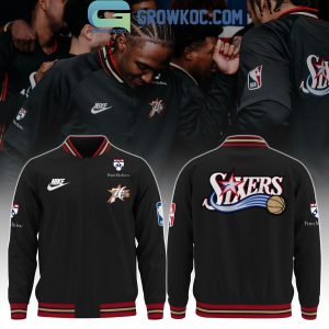 Philadelphia 76ers New 2025 Baseball Jacket