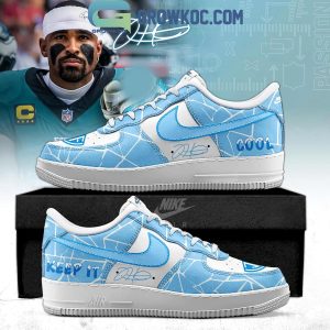Philadelphia Eagles Jalen Hurts Keep It Cool Air Force 1 Shoes