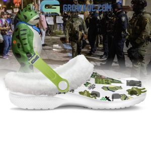 Portland Frog Resist Together Strong Fleece Crocs Clogs