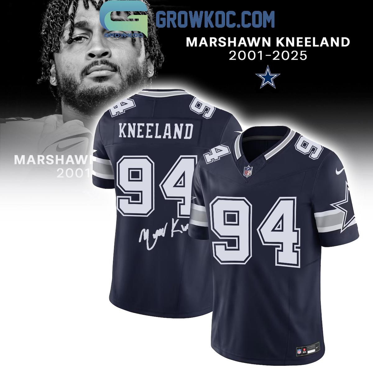 RIP Marshawn Kneeland Memories 2025 Football Jersey RIP Marshawn Kneeland Memories 2025 Football Jersey