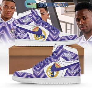 Real Madrid Royal Illusion The Purple Dynasty Air Jordan 1 Shoes
