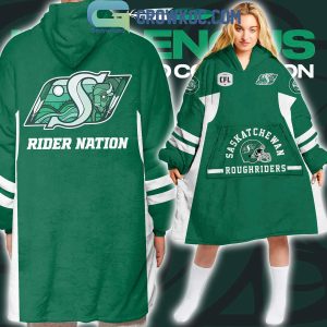 Saskatchewan Roughriders Rider Nation Blanket Hoodie