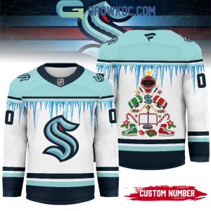 Seattle Kraken Christmas Tree Custom Hockey Jersey
